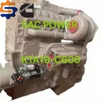 Kualitas tinggi Cummins Mesin Diesel Motor KTA19 600HP mesin konstruksi KTA19-C600 mesin