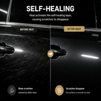 Film de protection de peinture transparent invisible de qualité supérieure, 8 mil, haute brillance, auto-réparateur, hydrophobe, TPU aliphatique, anti-jaunissement, résistant aux UV