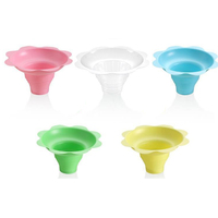 Couvercle transparent pour gobelets à cône de neige de 4oz et 8oz
