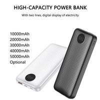 Power Bank 50000mAh charge rapide chargeur Portable Powerbank 22.5W grande capacité batterie de téléphone portable affichage LED
