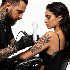 Crème de soin pour tatouages, fabrication directe usine, processus de production standard, qualité stable pour les salons de tatouage et centres de beauté, commande en gros - Product Image 1