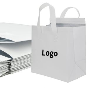 Non-woven Fabric High Quality Food Delivery Thermal Bag Outdoor Takeaway Wine Cake Food Insulated Cooler Bag With Handle - Product Image 1