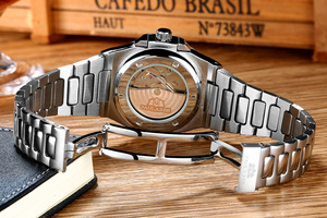 Popolare Orologio di Lusso Meccanico Automatico Paulareis da Uomo, Scheletrato Quadrato <span class=keywords><strong>in</strong></span> <span class=keywords><strong>Acciaio</strong></span> Inossidabile a Carica Automatica - Product Image 3