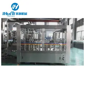 Automatic Liquid Pure Mineral Water Fruit Juice Carbonated Soft Drink Processing Bottling Machine