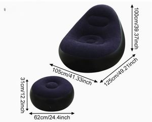 2026 Trending Modern Outdoor Inflatable Foldable <b>Sofa</b> Chair Portable Camping <b>Folding</b> Bed - Product Image 3