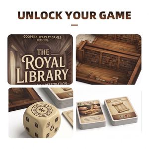 F Hinged Lid Rigid Box Debossed Texture High-Tactile Map Navigation Ancient Ruins Archeology Discovery Playing Card Board Game - Product Image 3