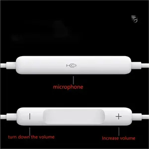 Écouteurs intra-auriculaires filaires Type-C avec microphone et contrôle du volume, écouteurs filaires Type C pour la troisième génération d'écouteurs filaires - Product Image 6