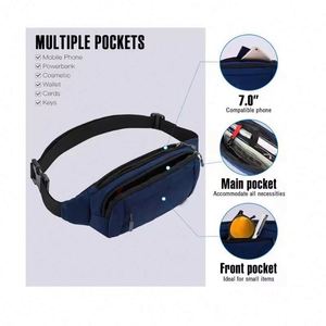 Muestra Gratis de Riñonera Deportiva Moderna, Bolsa de Cintura para Correr, para Hombres y Mujeres, para Trotar y Senderismo - Product Image 2