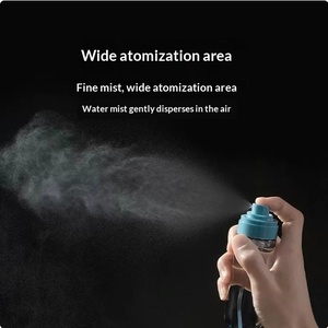 Botella de Spray Cilíndrica de Plástico de 30 ml, Portátil, Hidratante Facial, de Viaje, Tipo Presión, Pequeña, de Alta Estética, con Pulverización Fina - Product Image 3
