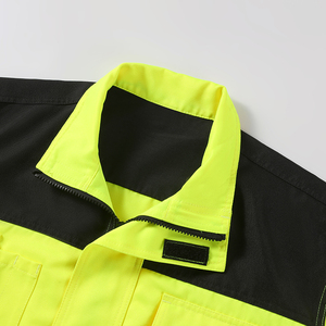 <span class=keywords><strong>Blouse</strong></span> de travail robuste <span class=keywords><strong>pour</strong></span> mineurs et peintres, uniforme OEM jaune fluorescent, veste cargo d'ingénieur avec bandes réfléchissantes - Product Image 5