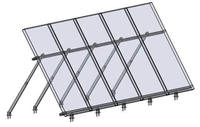 Système de montage solaire sur toit en profilés galvanisés à chaud en alliage zinc-aluminium-magnésium haute résistance à la corrosion, garantie 25 ans
