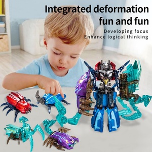 Động Vật Xe Tăng Kế Hoạch Mecha Hợp Kim Côn Trùng Kim Loại Mô Hình Biến Đổi Deformationtruck Robot Đồ Chơi Cho Trẻ Em - Product Image 3