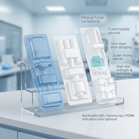 Matériau de couvercle médical jetable en Tyvek avec performance de pelage propre, couvercle en papier Tyvek pour stérilisation à l'oxyde d'éthylène et au plasma