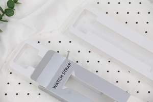 Boîte à montre de luxe personnalisée avec logo, boîte en papier pour bracelet de montre avec fenêtre, emballage pour bracelet de montre - Product Image 4