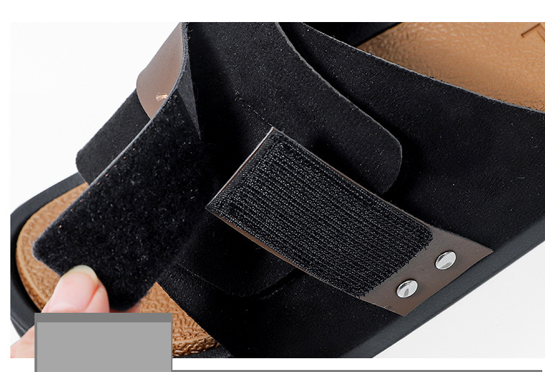 Men's Non-slip Walking Slippers with Thick Sole Shoes Casual Beach Slipper Sandals