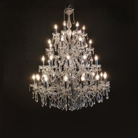 Lustre suspendu en cristal de luxe personnalisé pour salle de mariage, fête, hôtel, restaurant, événements d'anniversaire, décoration d'escalier, salon