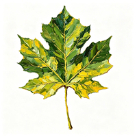 Peinture à l'huile abstraite moderne de feuilles vertes, peinte à la main, feuillage vibrant, toile texturée, art pour la décoration du salon