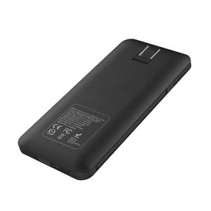 Compras en línea de Nuevo Banco de la energía 10000mAh con carga rápida con enchufe de CA y 3 construido en cable powerbank settpower RSQ3-A - Product Image 3