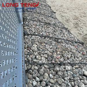 Galvanizli tel Pvc kaplı <span class=keywords><strong>Gabion</strong></span> örgü fabrikası <span class=keywords><strong>8x10</strong></span> 10x12 9x11 kutu boyutu 3X1X0.5 fabrika - Product Image 4