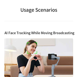 Fashion Stabilizer With Advanced Face Tracking Technology and <strong>Gamble</strong> for Mobile Design Ideal for Professional Vlogging - Product Image 3
