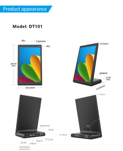 Máy Tính Bảng Android Hình Chữ L Thẳng Đứng 10.1 Inch Cho Menu Nhà Hàng Biển Báo Kỹ Thuật Số Với WiFi BT RJ45 - Product Image 6