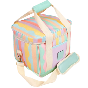 High Quality Large Size Cartoon Premium Food Bag Suitable for Outdoor Picnic Polyester Tie Dye Full Print Cooler Storage Bag - Product Image 1