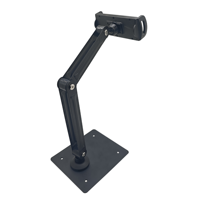 Support universel pliable et réglable en métal pour tablette PC de 4 à 12 pouces, support mural de cuisine, support de bureau, support de téléphone portable pour une utilisation pratique