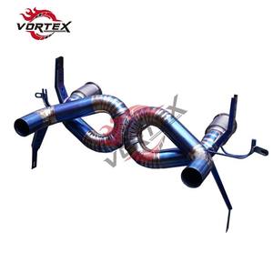 Escape VORTEX Grado 5 Ti Race para Lamborghini Huracan EVO 1ra Gen 2019+ Punta Azul Quemada, Instalación Directa - Product Image 3