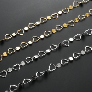 Cadena de Eslabones de Acero Inoxidable de 6mm para Mujer, Cadena para Tobillera, Cadena para Pulsera, Fabricación DIY, Longitud Personalizada al por Mayor - Product Image 3