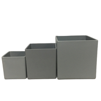 Jardinière en plastique de bureau Simple nordique personnalisée créative carrée en mélamine kit de fleurs suspendues au sol pour la maison fleurs artificielles