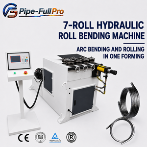 เครื่องรีดท่อ CNC 7 ลูกกลิ้ง ประสิทธิภาพสูง แบบอัตโนมัติ ระบบไฮดรอลิก ความจุ 40 มม. - Product Image 1