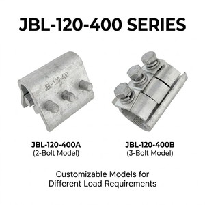 Abrazadera Paralela WOLF <span class=keywords><strong>JBL</strong></span> <span class=keywords><strong>120</strong></span>-400 de Aleación de Aluminio, Accesorios de Potencia para Cable Eléctrico, 40 Nm - Product Image 2