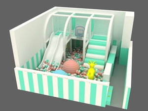 Small <b>Indoor</b> Honeycomb Soft Play Equipment for Kids Toddlers Plastic <b>Slide</b> Climbing Foam Playground Amusement for Coffee Shop - Product Image 4