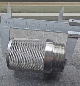 Filtro de piscina de filtración de líquidos industrial de 3/4 "Cabezal de filtro de acero inoxidable 304 con eliminación de desechos y entrada sólida reducida - Product Image 5