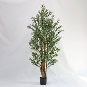 <span class=keywords><strong>Olivier</strong></span> artificiel <span class=keywords><strong>en</strong></span> soie multi-troncs sur mesure avec tiges <span class=keywords><strong>en</strong></span> bois véritable - Product Image 2