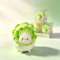Jouet Squishy en forme de chou, mignon, en forme de légume, jouet anti-stress à remontée lente, jouet de décompression à presser pour enfants et adultes