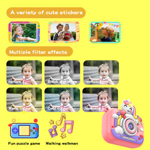 Cámara Infantil de Dibujos Animados Y6 con Cámaras Delantera y Trasera HD de 300,000 Píxeles, Pantalla de 2-3 Pulgadas, Grabación de Fotos y Vídeos, Compatible con Tarjetas SD, <span class=keywords><strong>Mini</strong></span> Cámara Digital - Product Image 6