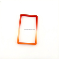 Étuis de protection RFID en TPU holographique multicolore pour passeport et cartes de crédit, 35pt, style tendance, souples et flexibles, sans fermeture, avec logo