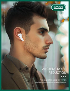 Audífonos JOKADE Hifi, Audífonos Inalámbricos Verdaderos para Juegos, con Cancelación de <span class=keywords><strong>Ruido</strong></span>, Estéreo, para Trabajar, <span class=keywords><strong>Estudiar</strong></span>, Jugar y Usar en Movimiento - Product Image 3