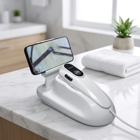 Détecteur de cuir chevelu portable HD, analyse professionnelle du cuir chevelu et de la peau avec détection de l'acné pour usage domestique