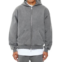 Nouveau sweat-shirt à capuche confortable en coton personnalisé en usine pour hommes DTG motif brodé sweat à capuche à fermeture éclair à la mode