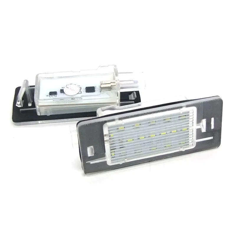 GOFORJUMP 2pcs 12V 18SMD Led License Plate Lights for O/Pel Astra F