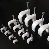 Clip de fixation de câble en nylon plastique, supports de fixation de fils, tailles complètes 6mm 7mm 8mm 10mm 12mm