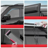 Deflectores de Viento para Ventanas de Acrílico, 4/6 Piezas, Protectores de Lluvia para Puertas, Aptos para BYD Leopard 7 / Ti7, Accesorios Exteriores