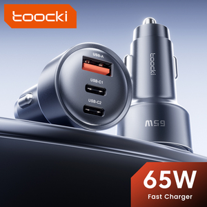 Toocki 65W 车载快充一体机 智能功率分配技术 耐热PC材质，让您的汽车之旅更可靠 - Product Image 2