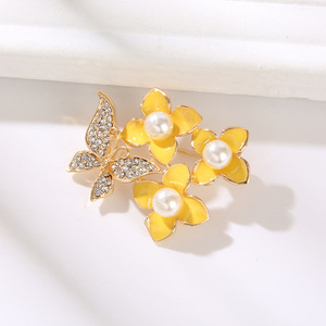 Broche de Perlas de Agua Dulce con Baño de Oro, Broches de Aleación para Uso Diario, Regalo para Mujeres, Compromiso, Boda, Fiesta - Product Image 5