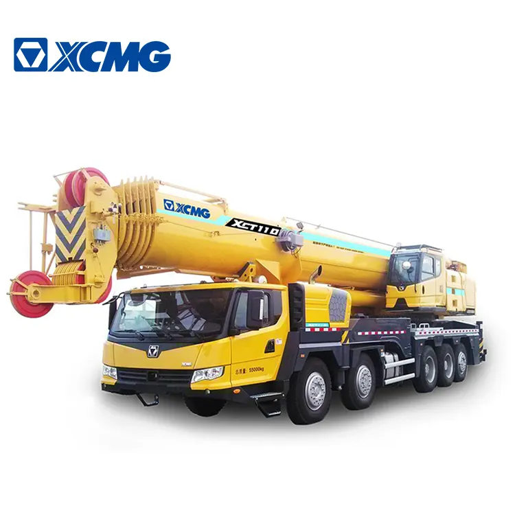 XCMG อย่างเป็นทางการ XCT110 โทรศัพท์มือถือเครนก่อสร้าง 110 ตันรถบรรทุกเครนไฮดรอลิค