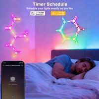 Nouvelle couleur magique RGBIC jeu Y lumières App télécommande musique synchronisation maison intelligente bricolage créatif décor appliques murales