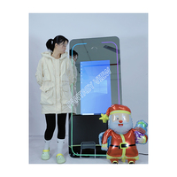 Stand Photo miroir intelligent, écran tactile, 70 pouces, 2 pièces, pour événement