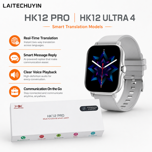 Montre connectée HK12 Ultra4 à double bracelet, écran AMOLED, Reloj Intelligente, Smartwatch HK12 PRO HK11 PRO - Product Image 3